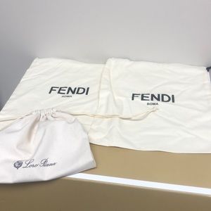 Fendi Dustbags with FREE LORO PIANA DUSTBAG